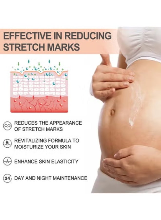 wiieey Snail Essence Pregnancy Stretch Mark Cream, Stretch Marks And Scar Removal Cream For Pregnancy, Stretch Marks Scar Belly Creams For Wrinkles, Obesity Fat Stretch Mark Moisturizing, Remove Marks - Image 5